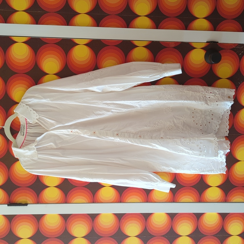 Scotch & Soda White Button Down Tunic Dress